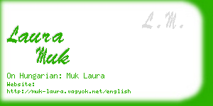 laura muk business card